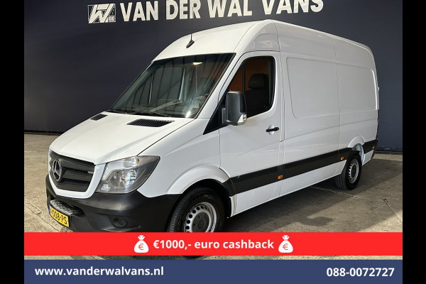 Mercedes-Benz Sprinter 316 CDI 163 pk L2H2 Euro6 Airco | Omvormer | Camera | 2800kg Trekhaak Cruisecontrol, Chauffeursstoel