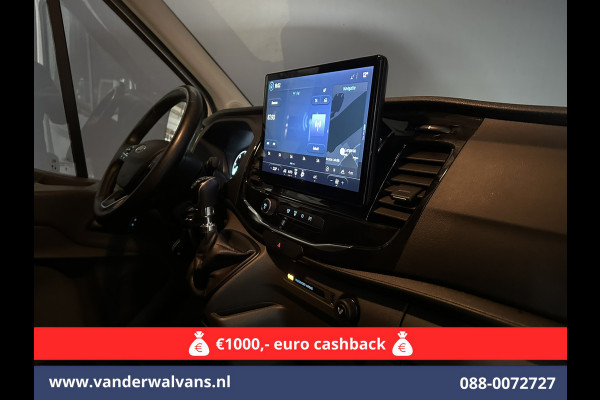 Ford Transit 2.0 TDCI 131pk L4H3 Jumbo Euro6 Airco | Camera | Navigatie | Cruisecontrol | Parkeersensoren | Apple Carplay Android Auto, Bijrijdersbank, 2800kg trekvermogen