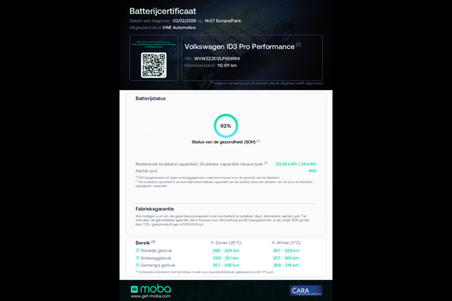 Volkswagen ID.3 First Plus SOH 92% TREKHAAK 19 " LM VELGEN ACHTERUITRIJCAMERA STOELVERWARMING