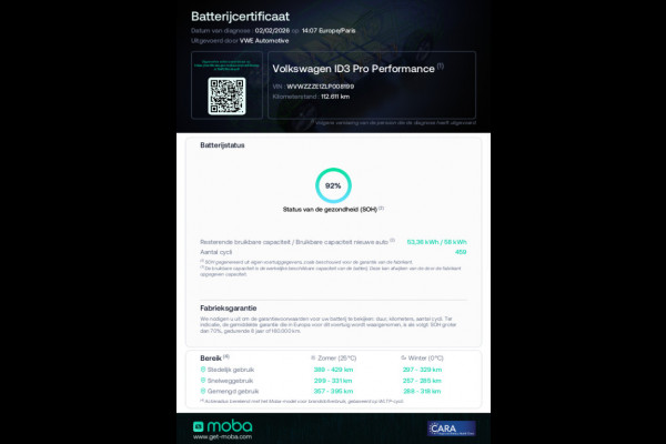 Volkswagen ID.3 First Plus SOH 92% TREKHAAK 19 " LM VELGEN ACHTERUITRIJCAMERA STOELVERWARMING