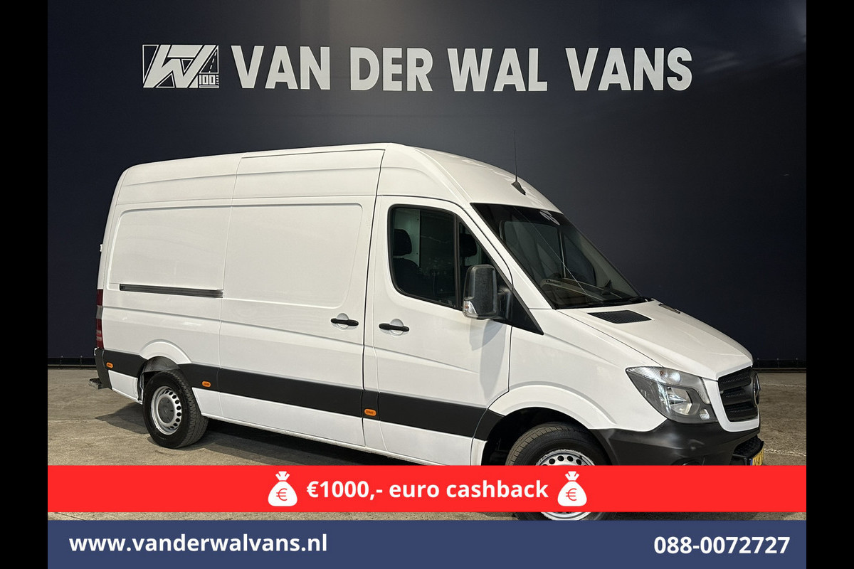 Mercedes-Benz Sprinter 316 CDI 163pk 2800kg Trekhaak L2H2 Euro6 Airco | Cruisecontrol Parkeersensoren, multifunctioneel stuurwiel