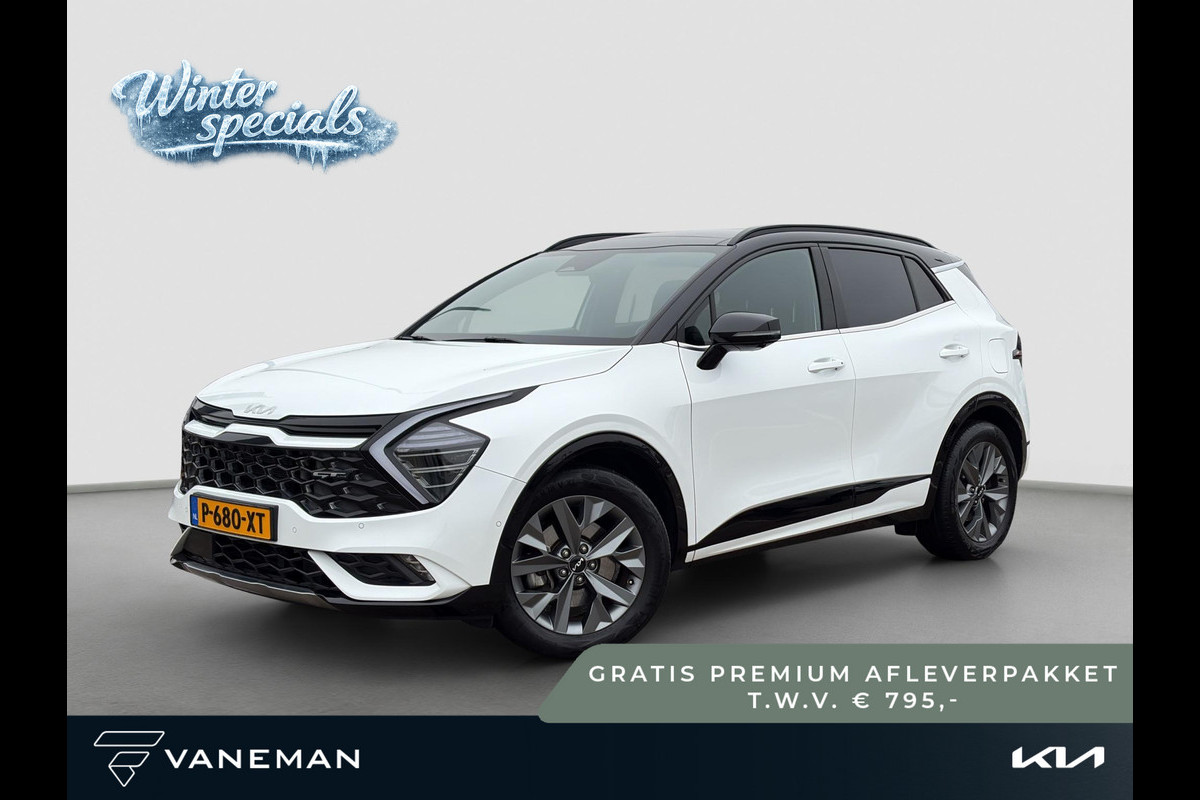 Kia Sportage 1.6 T-GDi Hybrid GT-PlusLine 360 Camera | Harman/Kardon | 19” Velgen | Leder | Panoramadak | Navi | Stoelverkoeling | Clima | Key-Less | Stuur-/Stoelverwarming | Cruise | LED |