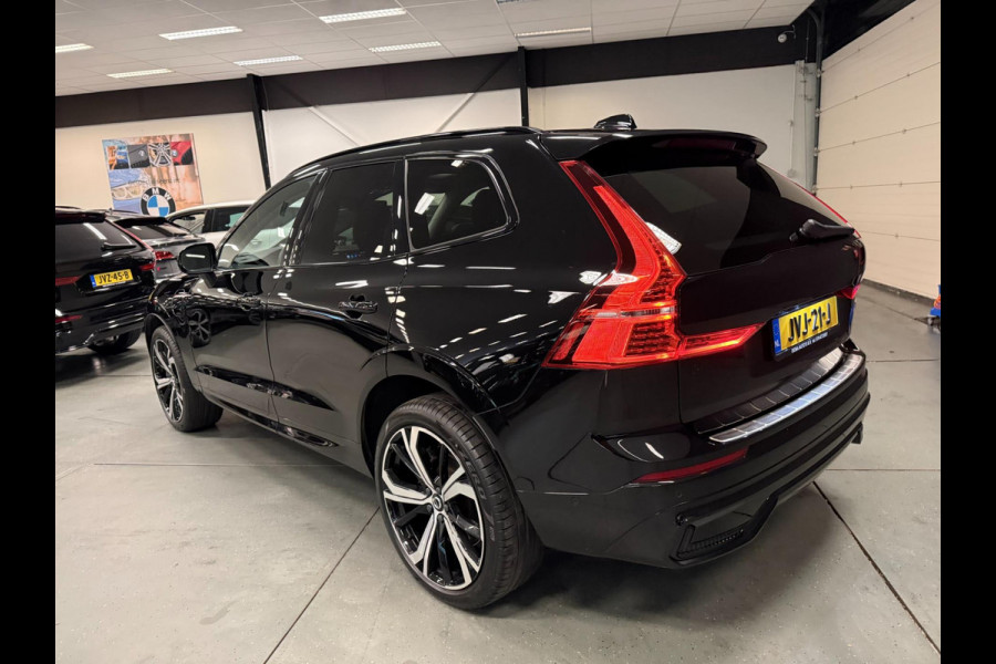 Volvo XC60 2.0 T8 455PK AWD R-DESIGN BLACK B&W/PANO/LEDER/H-UP/360CAM/STOEL-M+KOELING///