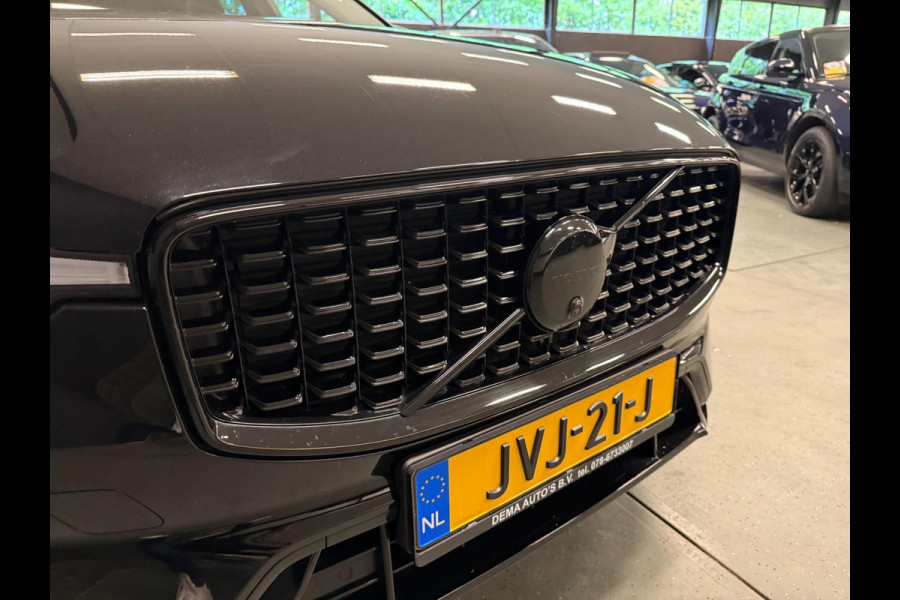 Volvo XC60 2.0 T8 455PK AWD R-DESIGN BLACK B&W/PANO/LEDER/H-UP/360CAM/STOEL-M+KOELING///