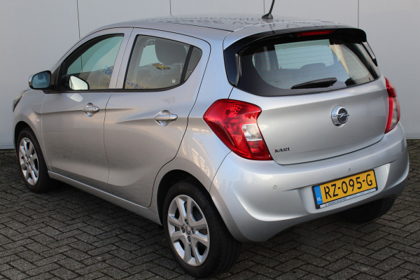 Opel KARL 1.0-75pk ecoFLEX Edition. Erg nette hoogzitter ! Slechts 59.000km ! Airco, parkeersensoren achter, cruise control, Bluetooth telefoonvoorbereidng, metallic lak etc.