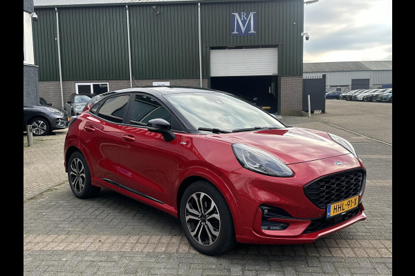 Ford Puma 1.0 EcoBoost Hybrid ST-Line Vignale | STOEL/STUUR VERWARMING | APPLECARPLAY/ANDROID AUTO | ELEK. ACHTERKLEP | DODEHOEK | KEYLESS | WINTER PACK | VOORUITVERWARMING| CAMERA| DEALER ONDERHOUDEN