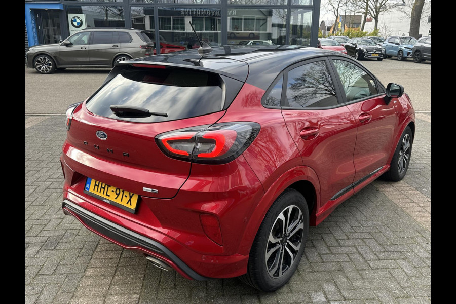 Ford Puma 1.0 EcoBoost Hybrid ST-Line Vignale | STOEL/STUUR VERWARMING | APPLECARPLAY/ANDROID AUTO | ELEK. ACHTERKLEP | DODEHOEK | KEYLESS | WINTER PACK | VOORUITVERWARMING| CAMERA| DEALER ONDERHOUDEN