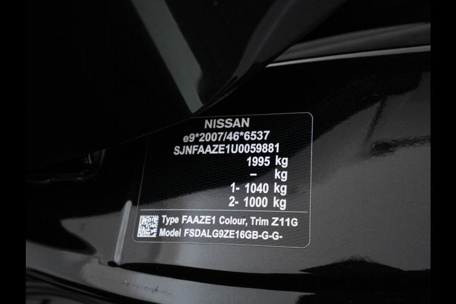 Nissan Leaf Tekna 40 kWh (SOH-83%) (INCL-BTW) *Aut.*LEATHER | FULL-LED | BOSE-AUDIO | TOPVIEW | DAB | KEYLESS | NAVI-FULLMAP | DAB | HEATED-COMFORTSEATS | PRIVACY-GLASS | ADAPTIVE-CRUISE | 17''ALU*