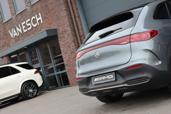 Mercedes-Benz EQE SUV 500 4Matic AMG Line 96 kWh | Hyperscreen | Airmatic | Achterasbesturing | Distronic+ | Stoelventilatie | Trekhaak | Burmester | Memory | HUD | Warmtepomp |