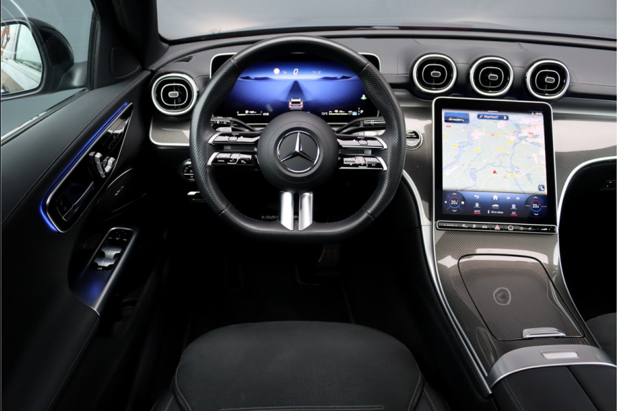 Mercedes-Benz C-Klasse Estate 300 e AMG Line | Panoramadak | Memory | Trekhaak | Premium Sfeerverlichting | Camera | Nightpakket | Dodehoekassistent |