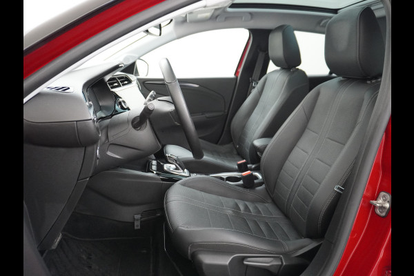 Opel CORSA-E 50kWh Elegance Leder Panoramadak 360°Camera Zwart Dak Navi Ecc Apple Carplay Android Auto Cruise Control SOH 90% Stoel+Stuurverwarming DAB+ Pdc Lmv Led Origineel Nederlandse Auto