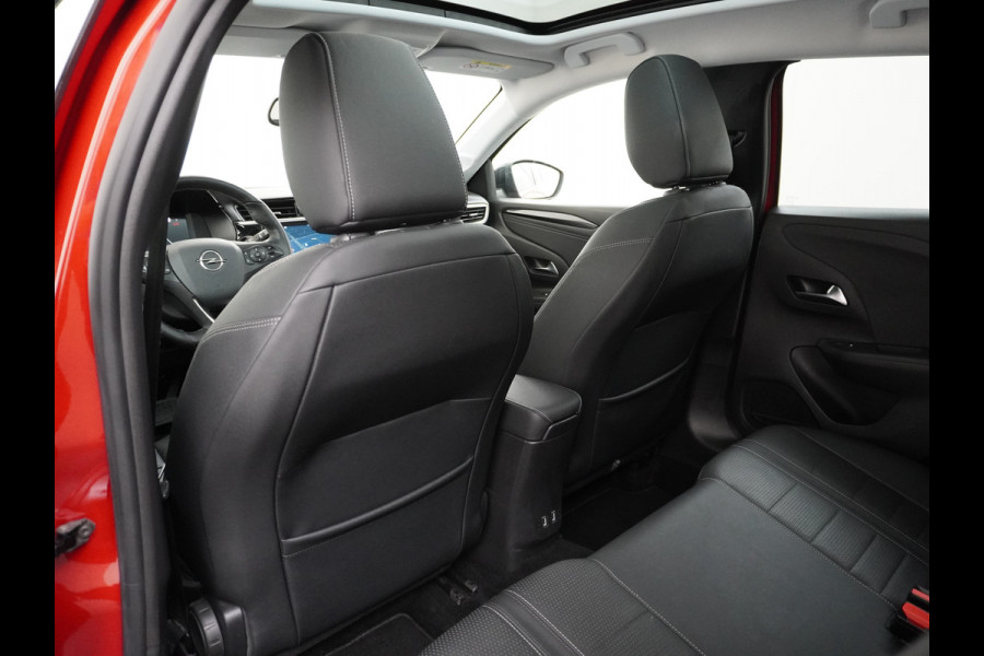 Opel CORSA-E 50kWh Elegance Leder Panoramadak 360°Camera Zwart Dak Navi Ecc Apple Carplay Android Auto Cruise Control SOH 90% Stoel+Stuurverwarming DAB+ Pdc Lmv Led Origineel Nederlandse Auto