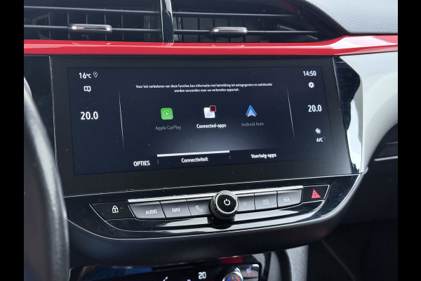 Opel CORSA-E GS Line 50kWh Navi Ecc Stoel+Stuurverwarming Apple Carplay Android Auto Cruise Control Pdc SOH 89% Led Lane Assist Privacy Glas Regen-Lichtsensor Led Keyless Verkeersbord detectie Rijstrooksensor Dealeronderhouden