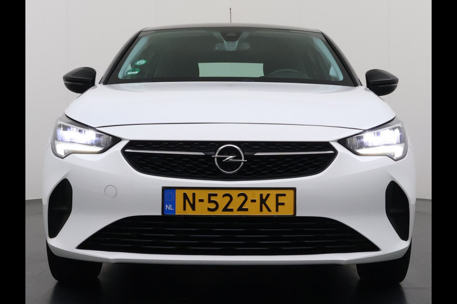 Opel CORSA-E Edition+ 50kWh Warmtepomp Fase 3 Laden Navi Stoel+Stuurverwarming 360°Camera Two-Tone Lak Ecc Navi Pack Parkeer Pack Pdc DAB Lmv 16" Privacy Glas Led Isofix Regen-Lichtsensor LaneAssist Origineel Nederlandse Auto SOH 89% Zeer compleet!