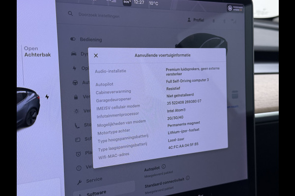 Tesla Model 3 RWD SR plus 325PK SOH 93% LFP Accu Lmv 18" AutoPilot Leder Panoramadak Adaptive-Cruise Camera's Elektr.-Stuur+Stoelen+Spiegels+G Navi LED DAB Voorverwarmen interieur via App Keyless One-Pedal-Drive Origineel Nederlandse auto Fabrieksgarantie op Accu en Motor tot 5-12-2028/160.000km