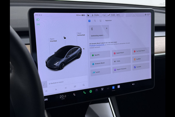 Tesla Model 3 RWD SR plus 325PK SOH 93% LFP Accu Lmv 18" AutoPilot Leder Panoramadak Adaptive-Cruise Camera's Elektr.-Stuur+Stoelen+Spiegels+G Navi LED DAB Voorverwarmen interieur via App Keyless One-Pedal-Drive Origineel Nederlandse auto Fabrieksgarantie op Accu en Motor tot 5-12-2028/160.000km