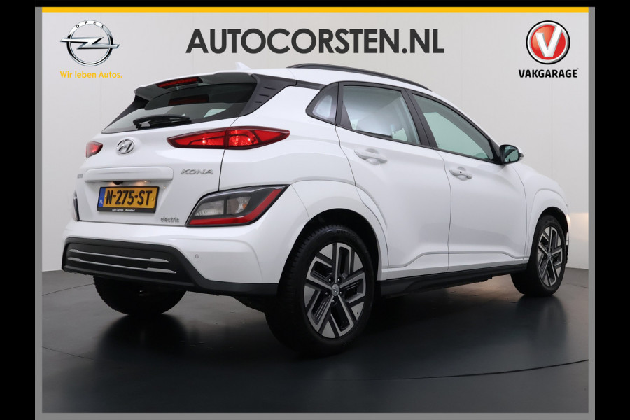 Hyundai Kona EV Comfort 64kWh FACELIFT SOH 100% Fase 3 Laden All-Season Banden Navi Ecc Adap.Cruise Camera Krell®-Audio Apple Carplay Android Keyless Subwoofer Led Lmv Rijstrooksensor Forward Collision-Avoidance Bluetooth 1e Eigenaar Origineel Nederlandse Auto