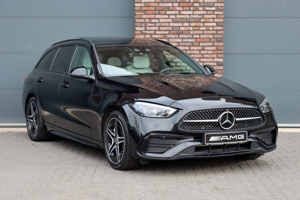 Mercedes-Benz C-Klasse Estate 300 e AMG Line | Distronic+ | Panoramadak | Memory | Stoelverwarming/-ventilatie | Verwarmd Stuurwiel | HUD | Leder | Digital Light | Surround Camera |