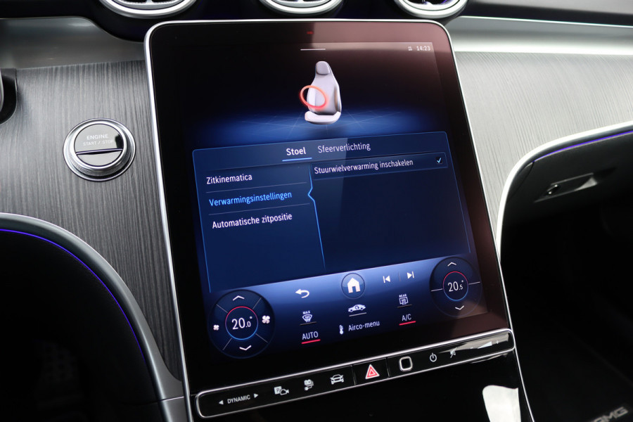 Mercedes-Benz C-Klasse Estate 300 e AMG Line | Distronic+ | Panoramadak | Memory | Stoelverwarming/-ventilatie | Verwarmd Stuurwiel | HUD | Leder | Digital Light | Surround Camera |