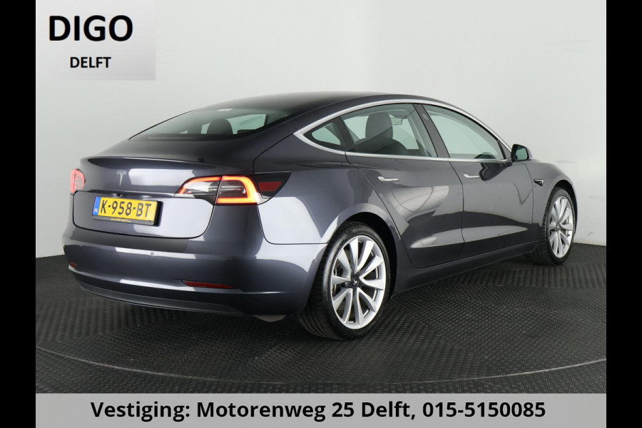 Tesla Model 3 RWD PLUS 60KWH 1e EIG.ACCU SOH 93! BIJNA 2021 GARANTIE TOT 2031* PARKEERSENSOREN V+A . PANORAMADAK . APPLE CARPLAY & ANDROID AUTO . STOELVERWARMING