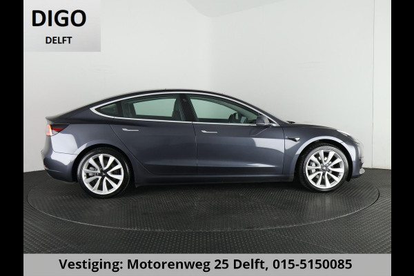 Tesla Model 3 RWD PLUS 60KWH 1e EIG.ACCU SOH 93! BIJNA 2021 GARANTIE TOT 2031* PARKEERSENSOREN V+A . PANORAMADAK . APPLE CARPLAY & ANDROID AUTO . STOELVERWARMING