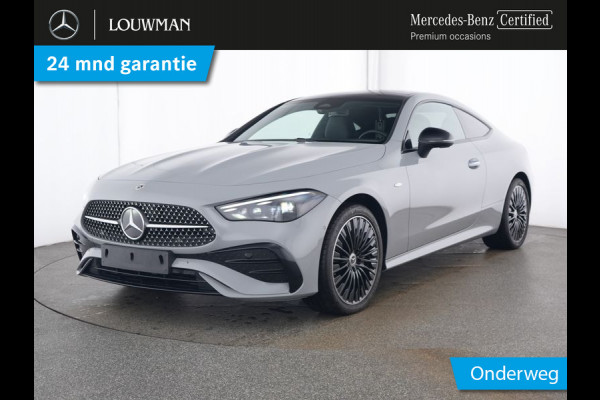Mercedes-Benz CLE Coupé 300 e AMG Plug-In Hybride AMG | Night Pakket | Panorama Schuif-Kanteldak | Digital Licht | Burmester® | Stuur en Stoelverwarming. Inclusief 24 maanden MB Certified garantie voor Europa.
