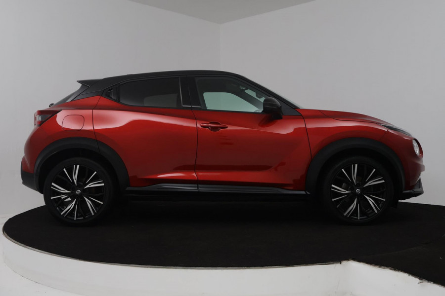 Nissan Juke 1.0 DIG-T Premiere Edition (STOELVERWARMING, ACHTERUITRIJCAMERA, NAVIGATIE, ADAPTIEVE CRUISE, PARKEERSENSOREN)