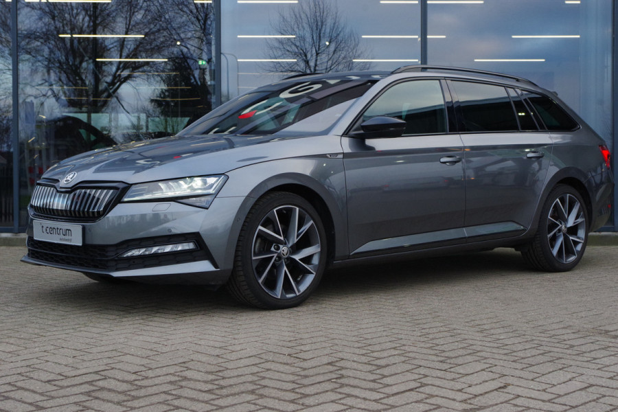 Škoda Superb Combi 1.4 TSI 218 PK iV Sportline BNS PHEV, Trekhaak, Memory, 4 x Stoelverwarming