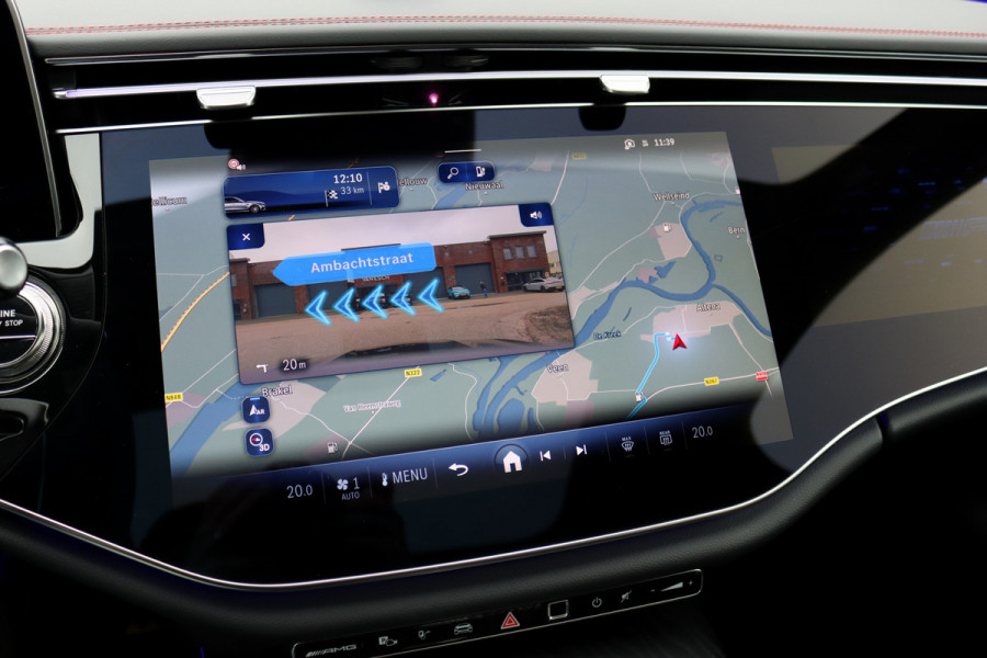 Mercedes-Benz E-Klasse Estate AMG 53 4MATIC+ | 585pk | MBUX Hyperscreen | Achterasbesturing | Distronic | Memory | Burmester | Digital Light | Trekhaak | Surround Camera | AMG-Nightpakket | Augmented Reality |