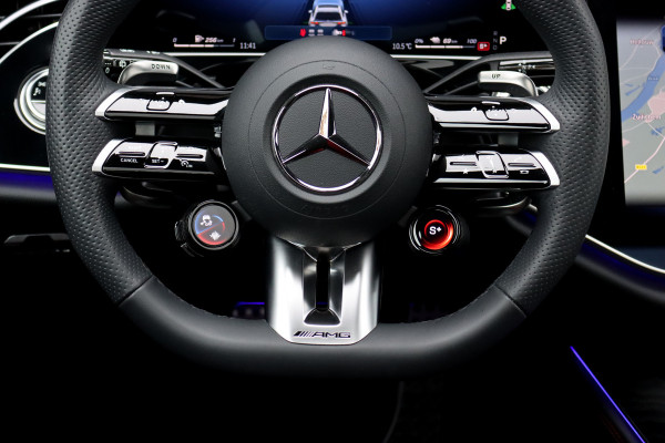 Mercedes-Benz E-Klasse Estate AMG 53 4MATIC+ | 585pk | MBUX Hyperscreen | Achterasbesturing | Distronic | Memory | Burmester | Digital Light | Trekhaak | Surround Camera | AMG-Nightpakket | Augmented Reality |