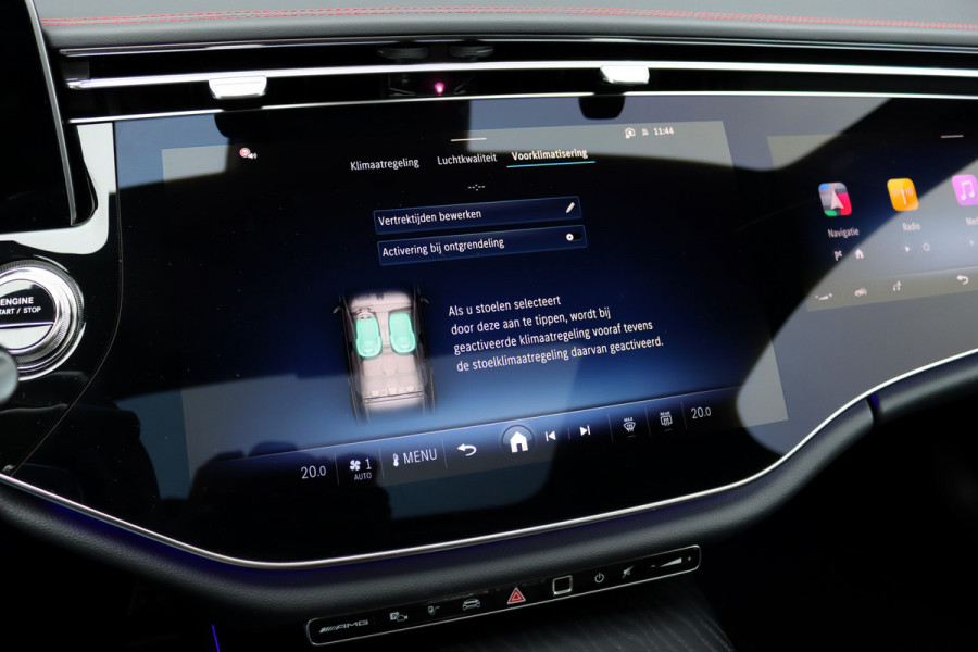 Mercedes-Benz E-Klasse Estate AMG 53 4MATIC+ | 585pk | MBUX Hyperscreen | Achterasbesturing | Distronic | Memory | Burmester | Digital Light | Trekhaak | Surround Camera | AMG-Nightpakket | Augmented Reality |