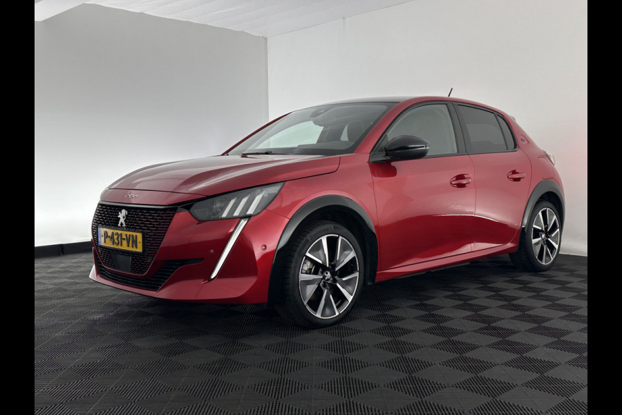 Peugeot e-208 EV GT Pack 50 kWh [ 3-Fase-11kW ] {SOH-88%] (INCL-BTW) *FULL-LED | DIGI-COCKPIT | BLINDSPOT | CAMERA | LEATHER-ALCANTARA | AMBIENTLIGHT | NAVI-FULLMAP | LANE-ASSIST | KEYLESS | DAB | CCS-FASTLOADER | HEATED-SPORTSEATS | PRIVACYGLASS |