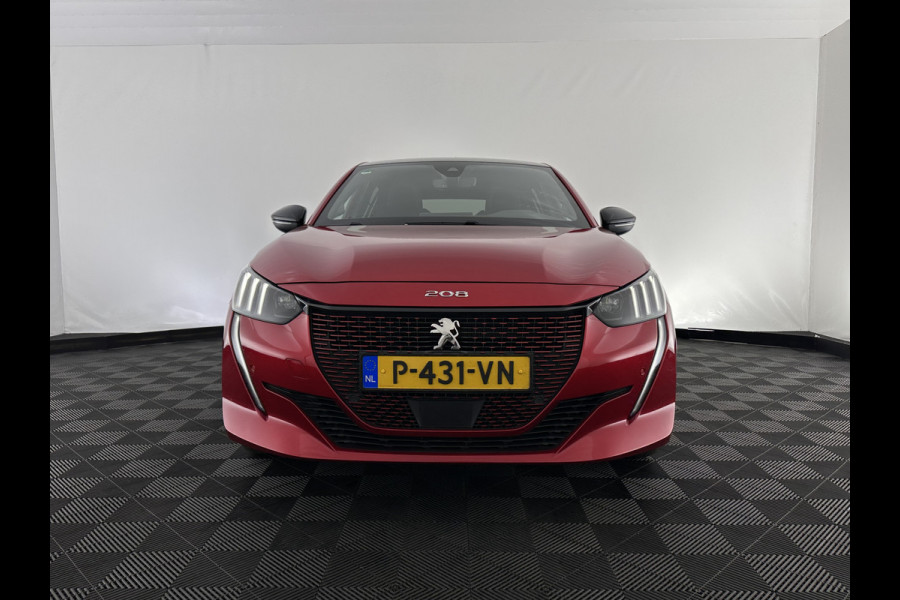 Peugeot e-208 EV GT Pack 50 kWh [ 3-Fase-11kW ] {SOH-88%] (INCL-BTW) *FULL-LED | DIGI-COCKPIT | BLINDSPOT | CAMERA | LEATHER-ALCANTARA | AMBIENTLIGHT | NAVI-FULLMAP | LANE-ASSIST | KEYLESS | DAB | CCS-FASTLOADER | HEATED-SPORTSEATS | PRIVACYGLASS |