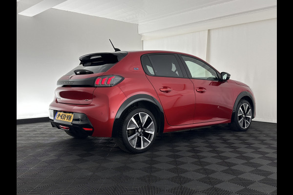Peugeot e-208 EV GT Pack 50 kWh [ 3-Fase-11kW ] {SOH-88%] (INCL-BTW) *FULL-LED | DIGI-COCKPIT | BLINDSPOT | CAMERA | LEATHER-ALCANTARA | AMBIENTLIGHT | NAVI-FULLMAP | LANE-ASSIST | KEYLESS | DAB | CCS-FASTLOADER | HEATED-SPORTSEATS | PRIVACYGLASS |