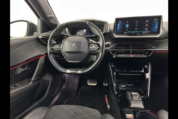 Peugeot e-208 EV GT Pack 50 kWh [ 3-Fase-11kW ] {SOH-88%] (INCL-BTW) *FULL-LED | DIGI-COCKPIT | BLINDSPOT | CAMERA | LEATHER-ALCANTARA | AMBIENTLIGHT | NAVI-FULLMAP | LANE-ASSIST | KEYLESS | DAB | CCS-FASTLOADER | HEATED-SPORTSEATS | PRIVACYGLASS |
