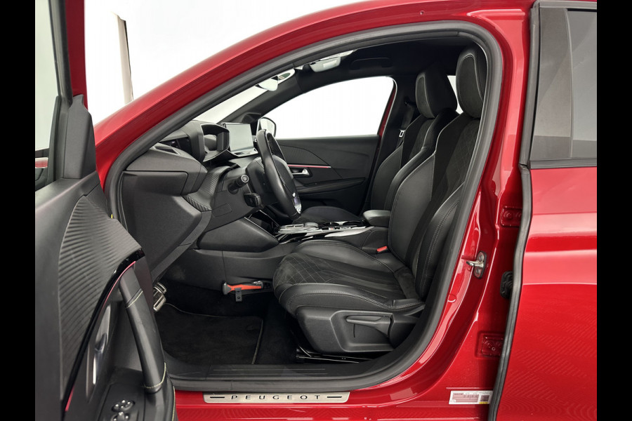 Peugeot e-208 EV GT Pack 50 kWh [ 3-Fase-11kW ] {SOH-88%] (INCL-BTW) *FULL-LED | DIGI-COCKPIT | BLINDSPOT | CAMERA | LEATHER-ALCANTARA | AMBIENTLIGHT | NAVI-FULLMAP | LANE-ASSIST | KEYLESS | DAB | CCS-FASTLOADER | HEATED-SPORTSEATS | PRIVACYGLASS |