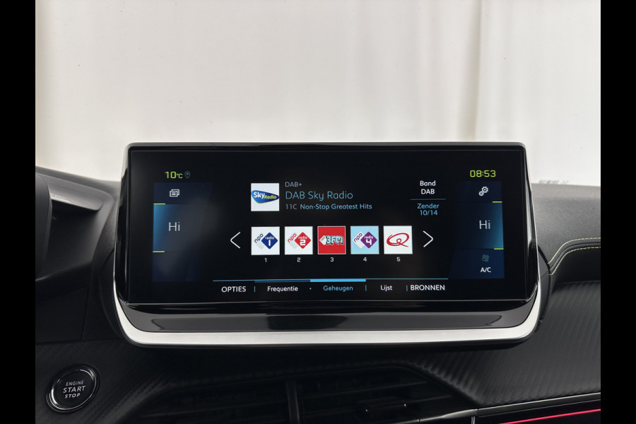 Peugeot e-208 EV GT Pack 50 kWh [ 3-Fase-11kW ] {SOH-88%] (INCL-BTW) *FULL-LED | DIGI-COCKPIT | BLINDSPOT | CAMERA | LEATHER-ALCANTARA | AMBIENTLIGHT | NAVI-FULLMAP | LANE-ASSIST | KEYLESS | DAB | CCS-FASTLOADER | HEATED-SPORTSEATS | PRIVACYGLASS |