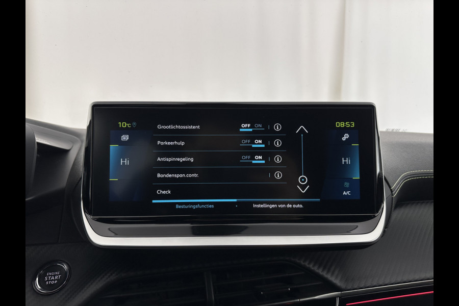 Peugeot e-208 EV GT Pack 50 kWh [ 3-Fase-11kW ] {SOH-88%] (INCL-BTW) *FULL-LED | DIGI-COCKPIT | BLINDSPOT | CAMERA | LEATHER-ALCANTARA | AMBIENTLIGHT | NAVI-FULLMAP | LANE-ASSIST | KEYLESS | DAB | CCS-FASTLOADER | HEATED-SPORTSEATS | PRIVACYGLASS |