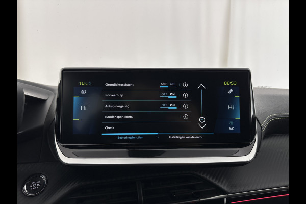 Peugeot e-208 EV GT Pack 50 kWh [ 3-Fase-11kW ] {SOH-88%] (INCL-BTW) *FULL-LED | DIGI-COCKPIT | BLINDSPOT | CAMERA | LEATHER-ALCANTARA | AMBIENTLIGHT | NAVI-FULLMAP | LANE-ASSIST | KEYLESS | DAB | CCS-FASTLOADER | HEATED-SPORTSEATS | PRIVACYGLASS |
