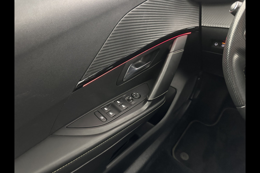 Peugeot e-208 EV GT Pack 50 kWh [ 3-Fase-11kW ] {SOH-88%] (INCL-BTW) *FULL-LED | DIGI-COCKPIT | BLINDSPOT | CAMERA | LEATHER-ALCANTARA | AMBIENTLIGHT | NAVI-FULLMAP | LANE-ASSIST | KEYLESS | DAB | CCS-FASTLOADER | HEATED-SPORTSEATS | PRIVACYGLASS |