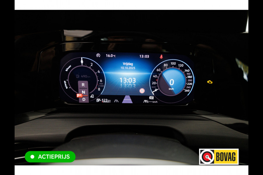 Volkswagen Golf 1.4 eHybrid 204 PK | Camera | Elec. Ergo best. stoel met geheugen en massage | Adap.Cruise, Travelassist, Navigatie, App. connect, IQ Led