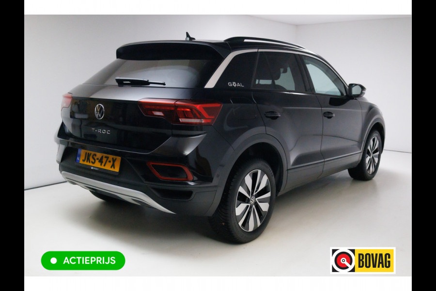 Volkswagen T-Roc 1.0 TSI Goal Edition | Stoelverw. | Apple Carplay / Android auto | PDC V+A | Adaptive cruise | Travel Assist, Automatisch inparkeren, Climate control, all season banden, extra getint glas achter