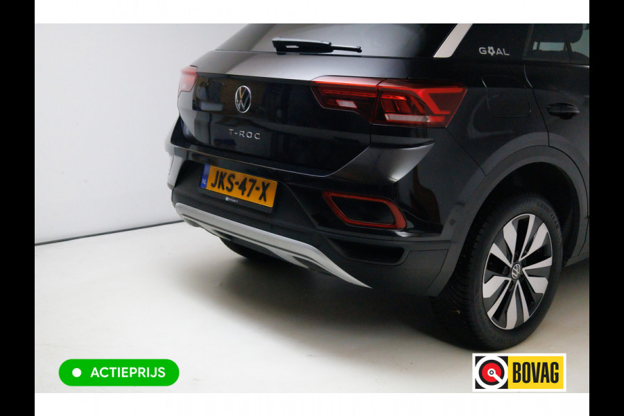 Volkswagen T-Roc 1.0 TSI Goal Edition | Stoelverw. | Apple Carplay / Android auto | PDC V+A | Adaptive cruise | Travel Assist, Automatisch inparkeren, Climate control, all season banden, extra getint glas achter
