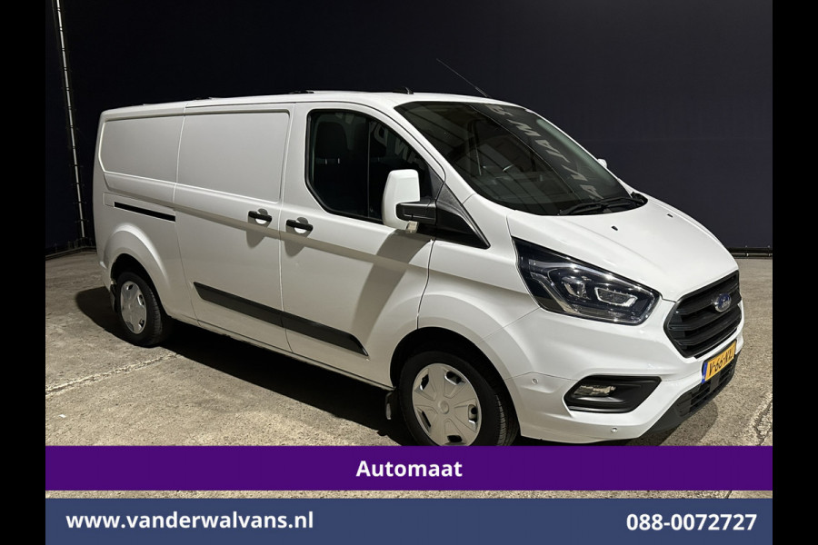 Ford Transit Custom 2.0 TDCI 131pk Automaat L2H1 Euro6 Airco | Xenon | Camera | Apple Carplay | LED | Adaptive Cruisecontrol | Trekhaak Android Auto, Stoelverwarming, Verwarmde voorruit, Dakdragers, Parkeersensoren, Bijrijdersbank, Achterklep