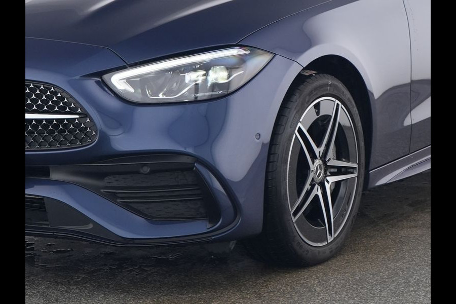 Mercedes-Benz C-Klasse Estate 300 e AMG Plug-In Hybride AMG Line | Night Pakket | Trekhaak | PAnorama Schuif-Kanteldak | Advanced Soundsystem | Dodehoek Assist. Inclusief 24 maanden MB Certified garantie voor Europa.