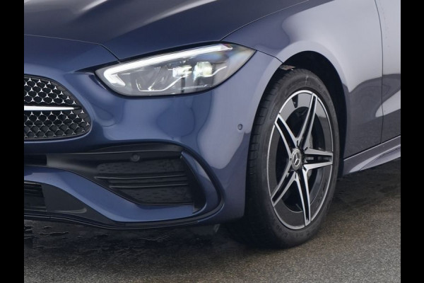 Mercedes-Benz C-Klasse Estate 300 e AMG Plug-In Hybride AMG Line | Night Pakket | Trekhaak | PAnorama Schuif-Kanteldak | Advanced Soundsystem | Dodehoek Assist. Inclusief 24 maanden MB Certified garantie voor Europa.