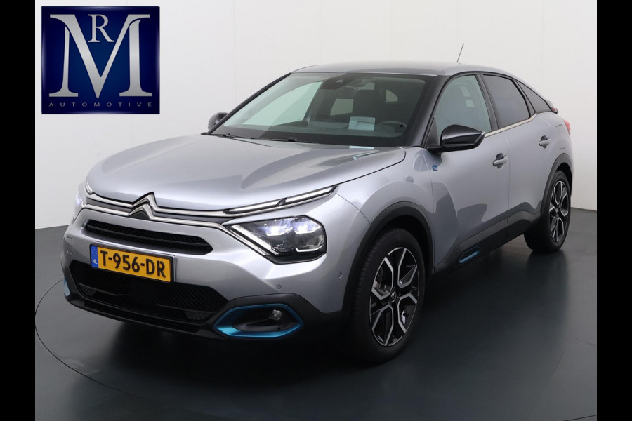 Citroën Ë-C4 Shine 50 kWh SOH 98% 3-FASE LADER | stuur + stoel verwarming | trekhaak | head-up display | Camera | keyles start & go | dodehoek | Rijklaar geleverd met 12 maanden BOVAG-garantie