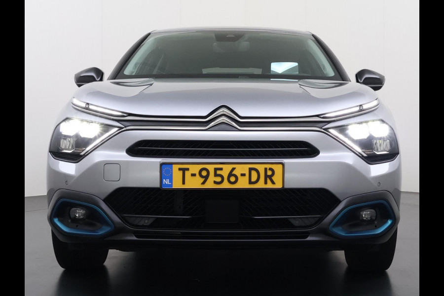 Citroën Ë-C4 Shine 50 kWh SOH 98% 3-FASE LADER | stuur + stoel verwarming | trekhaak | head-up display | Camera | keyles start & go | dodehoek | Rijklaar geleverd met 12 maanden BOVAG-garantie