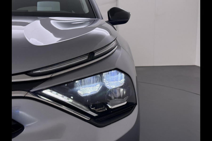 Citroën Ë-C4 Shine 50 kWh SOH 98% 3-FASE LADER | stuur + stoel verwarming | trekhaak | head-up display | Camera | keyles start & go | dodehoek | Rijklaar geleverd met 12 maanden BOVAG-garantie