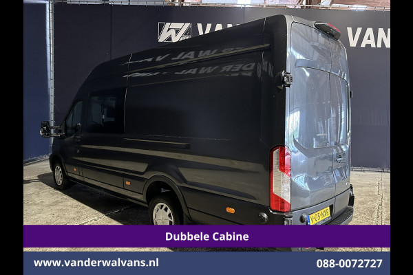 Ford Transit 2.0 TDCI 185pk L4H3 Dubbele Cabine Euro6 Airco | 6-Zits | Camera | Cruisecontrol Parkeersensoren, 2800kg trekvermogen